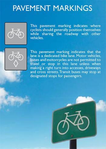 Pavement Markings for riders-graphic
