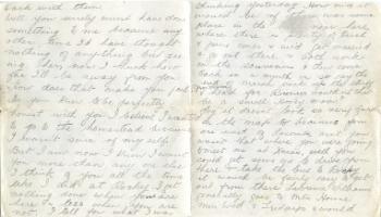 Red Deer Archives, K3448; Letter to Fred Crook from Hilda, 1939