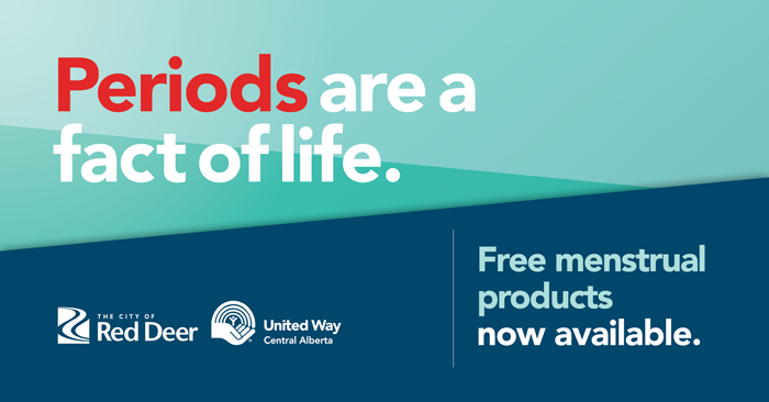Free menstrual products now available.