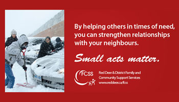 Small-Acts-Matter-people helping dig a car out of the deep snow