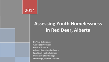 Assessing Youth Homelessness report cover