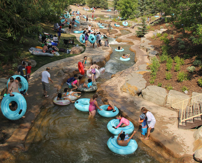 Photo of residents tubing at Discovery Canyon