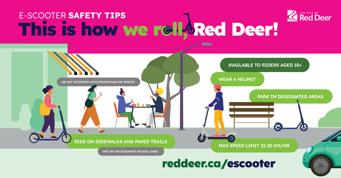 E-Scooter safety tips: This is how we roll, Red Deer!