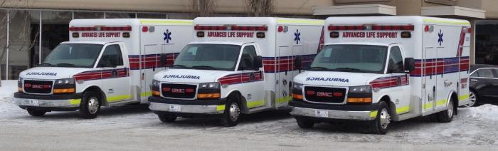 New fleet of ambulance