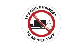 Idle Free Window Decal image