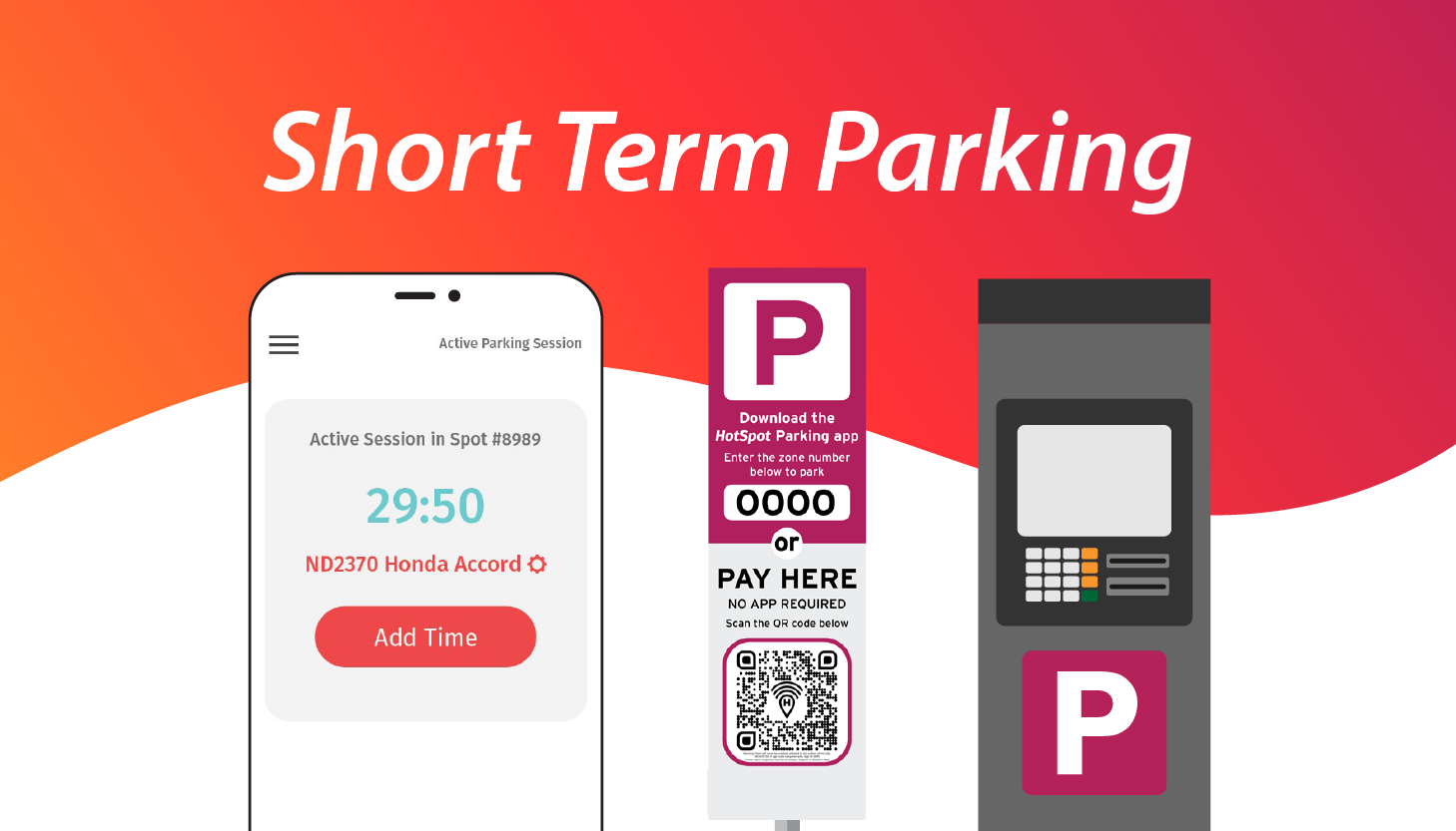 Short term parking options in Red Deer
