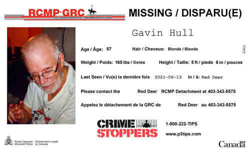 Missing person - Gavin Hull