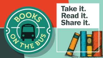 Books on the Bus transit campaign image