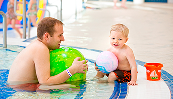 Parent and Tot swimming