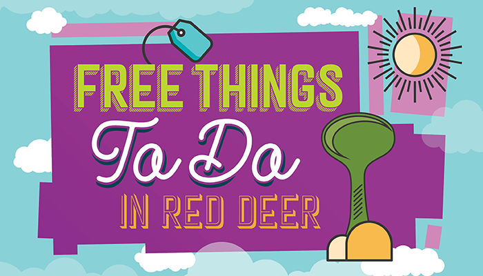 Image promoting free things to do in Red Deer