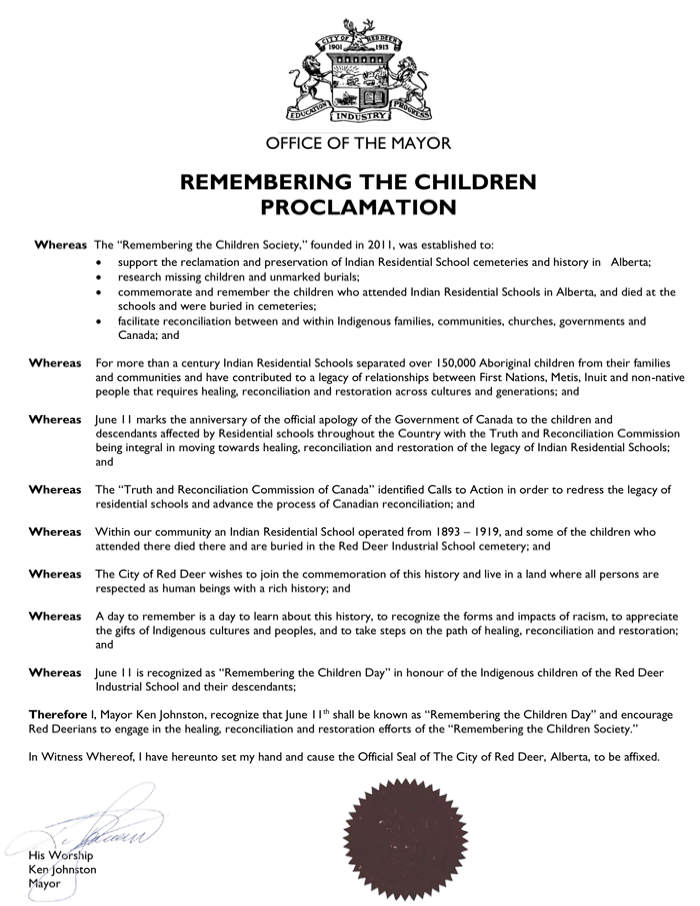 Proclamation from Mayor Johnston recognizing that June 11 shall be known as 